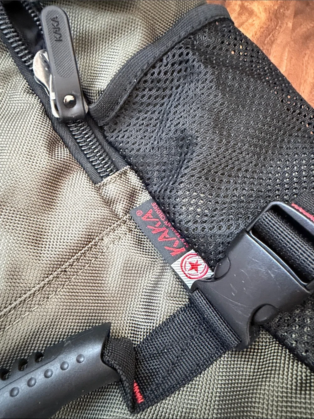 Kaka Olive Green Travel Backpack with Multiple Access Pockets